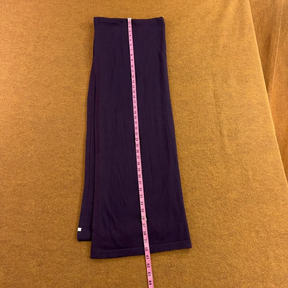 Koyuchi Women One Size Purple 100% Organic Cotton Knit Scarf New